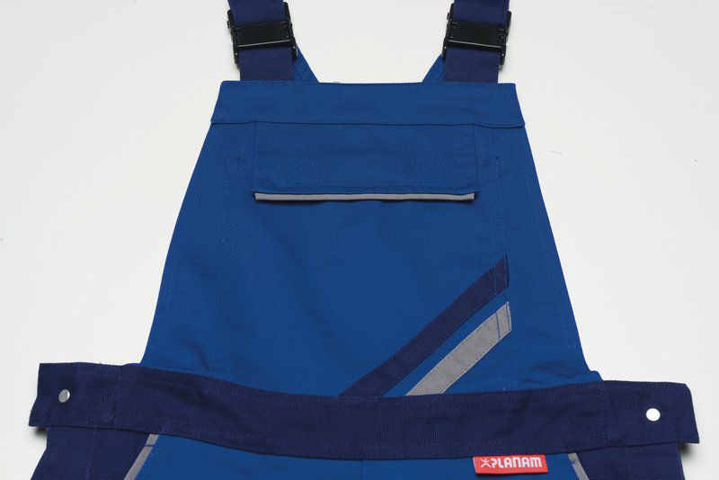 Produktbild Planam Highline Damen Latzhose kornblau marine zink Größe 46 bild 6