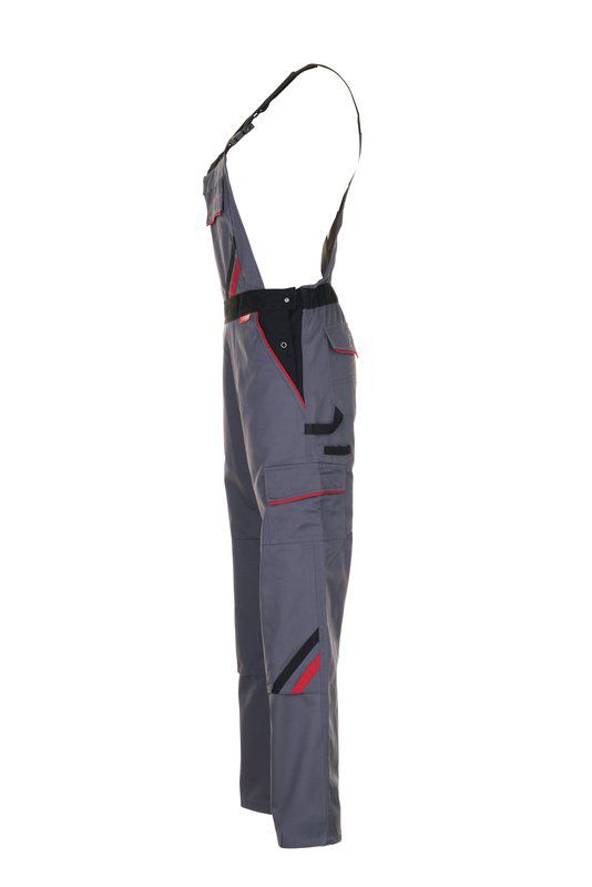 Produktbild Planam Highline Damen Latzhose schiefer schwarz rot Größe 40 bild 5