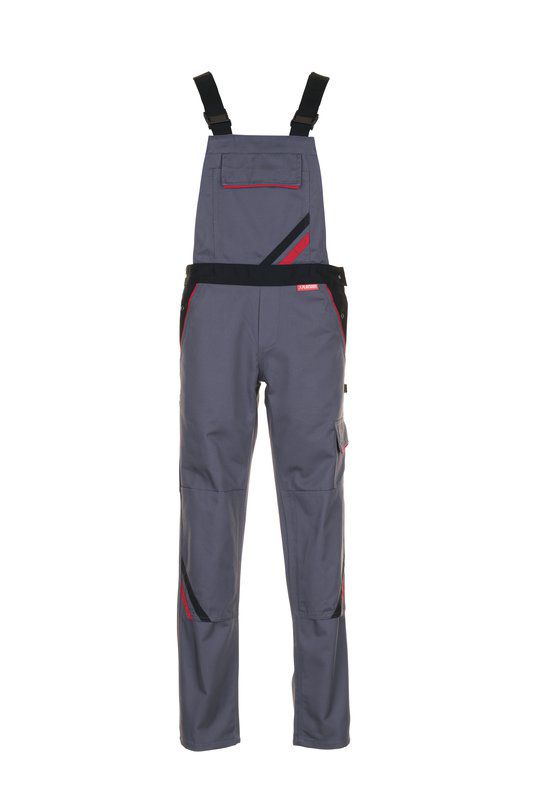 Produktbild Planam Highline Damen Latzhose schiefer schwarz rot Größe 54