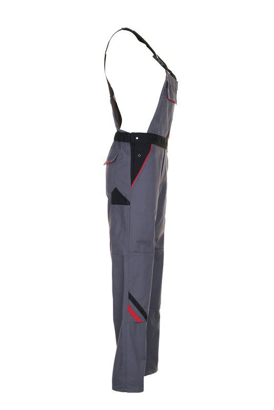 Produktbild Planam Highline Damen Latzhose schiefer schwarz rot Größe 54 bild 4