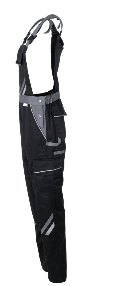 Produktbild Planam Highline Damen Latzhose Arbeitshose schwarz schiefer zink Größe 48 bild 5