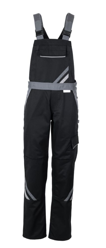 Produktbild Planam Highline Damen Latzhose Arbeitshose schwarz schiefer zink Größe 54