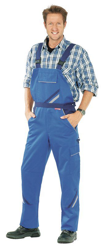 Produktbild Planam Highline Latzhose kornblau marine zink Größe 98 bild 2