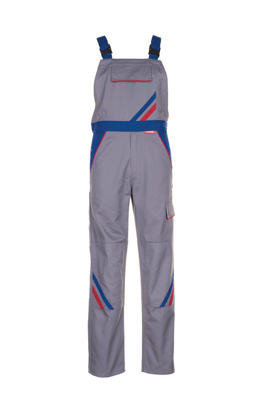 Produktbild Planam Highline Latzhose zink kornblau rot Größe 56