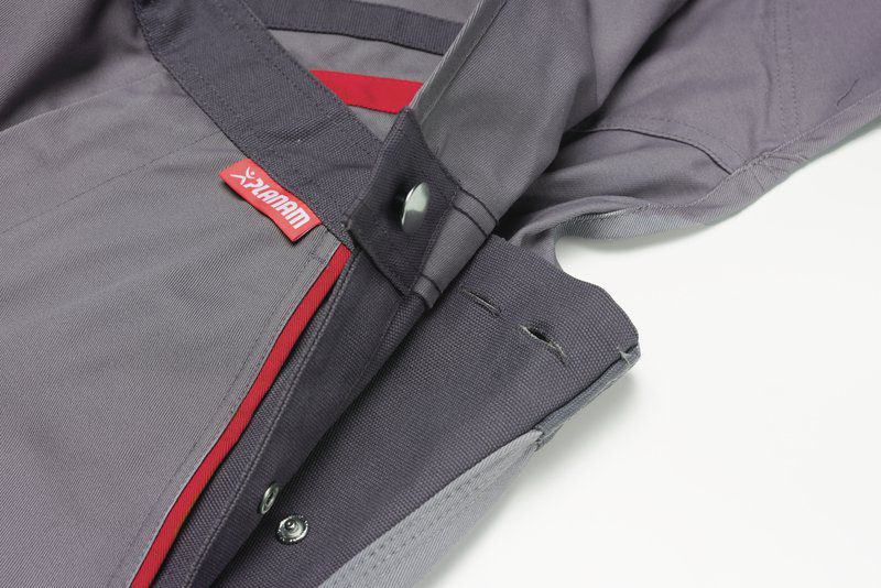 Produktbild Planam Highline Latzhose rot schiefer schwarz Größe 68 bild 8