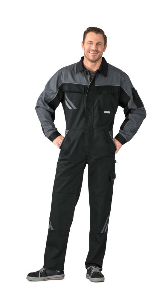 Produktbild Planam Highline Rallyekombi Arbeitsoverall schwarz schiefer zink Größe 40 bild 2