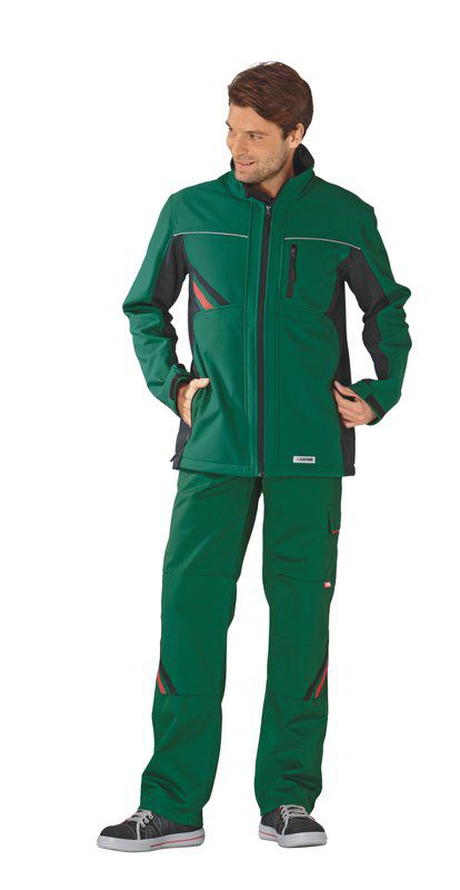 Produktbild Planam Highline Softshelljacke Arbeitsjacke grün schwarz Größe XL bild 2
