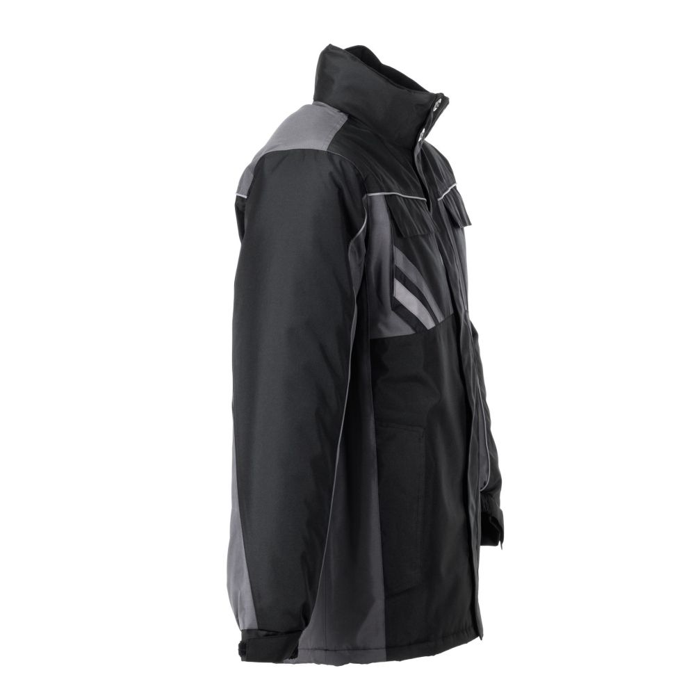 Produktbild Planam Highline Winterjacke Arbeitsjacke schwarz schiefer zink Größe XXL bild 4