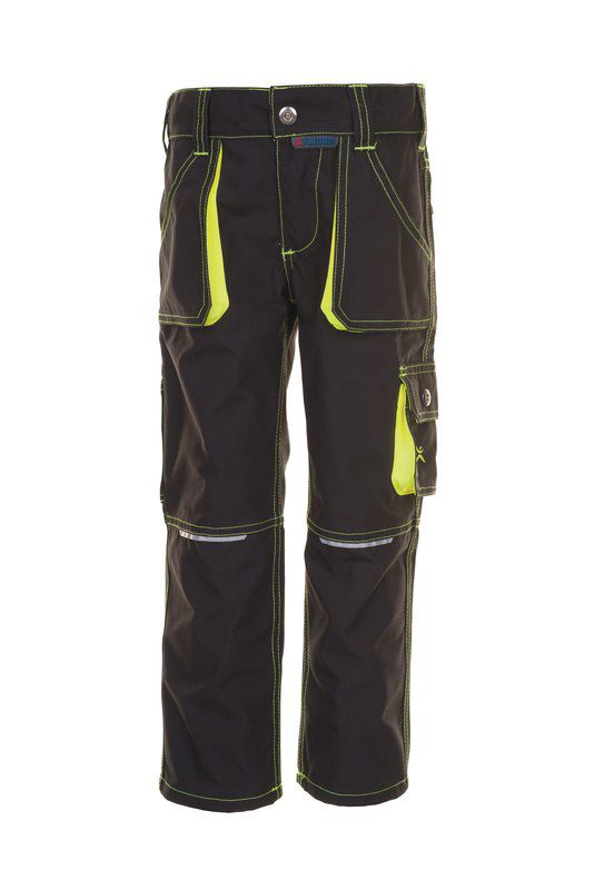Produktbild Planam Junior Bundhose anthrazit gelb Größe 86 92