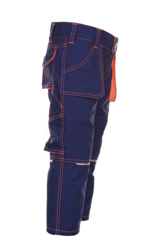 Produktbild Planam Junior Bundhose marine orange Größe 134 140 bild 4