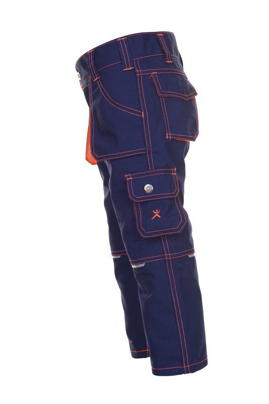 Produktbild Planam Junior Bundhose marine orange Größe 158 164 bild 5