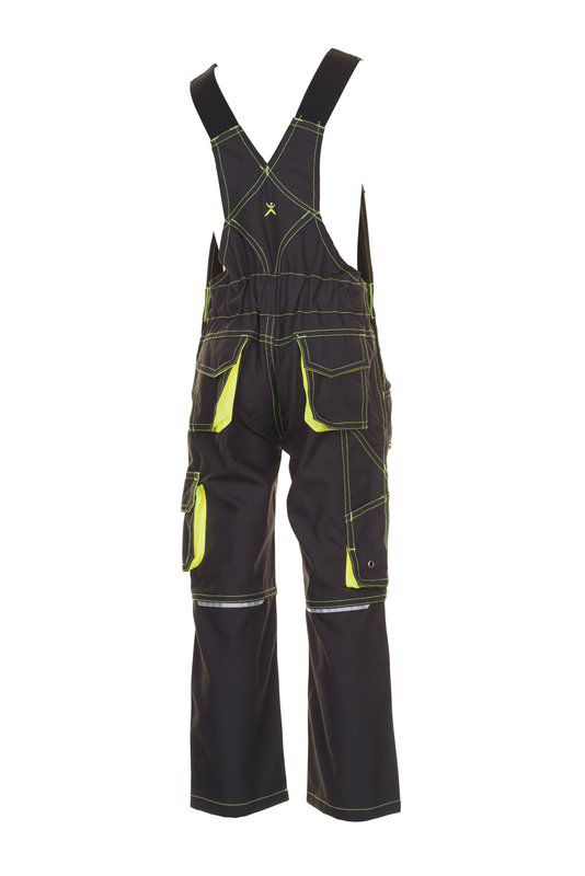 Produktbild Planam Junior Latzhose anthrazit gelb Größe 122 128 bild 3