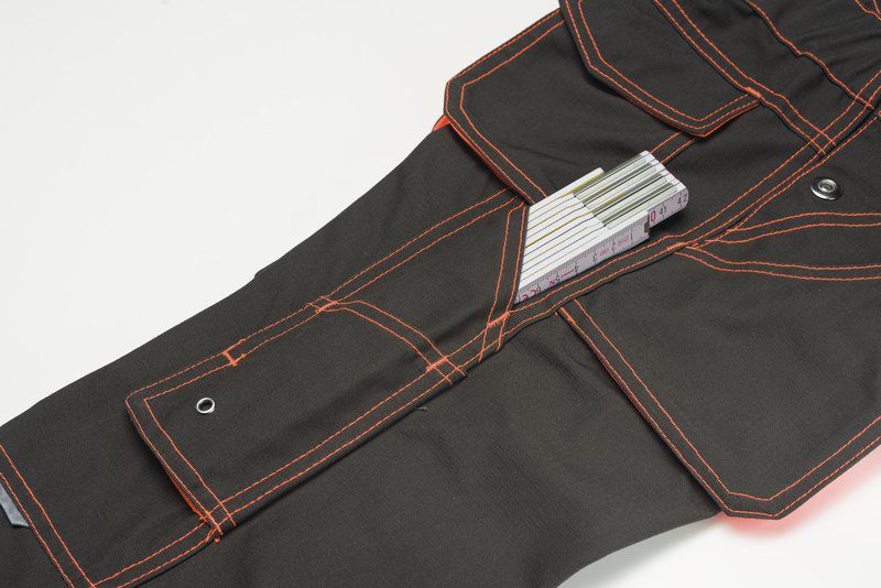 Produktbild Planam Junior Latzhose oliv orange Größe 146 152 bild 7