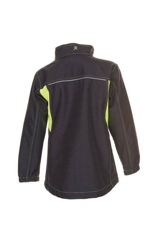 Produktbild Planam Junior Softshelljacke anthrazit gelb Größe 134 140 bild 3