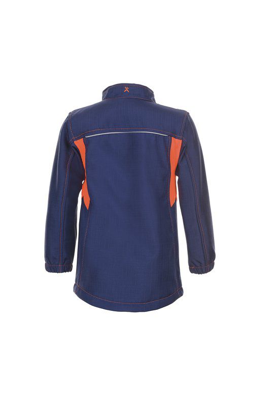 Produktbild Planam Junior Softshelljacke marine orange Größe 86 92 bild 3