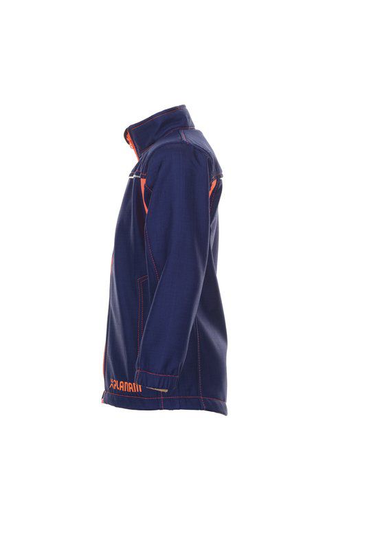 Produktbild Planam Junior Softshelljacke marine orange Größe 86 92 bild 5