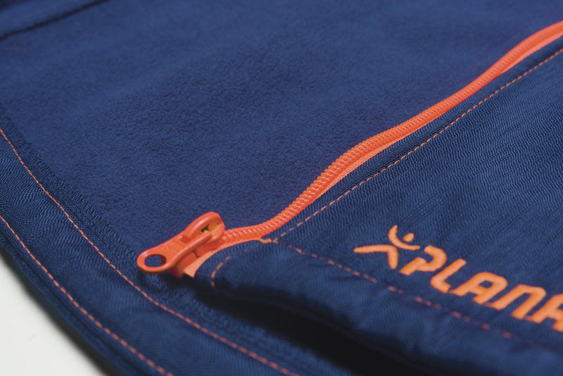 Produktbild Planam Junior Softshelljacke marine orange Größe 110 116 bild 9