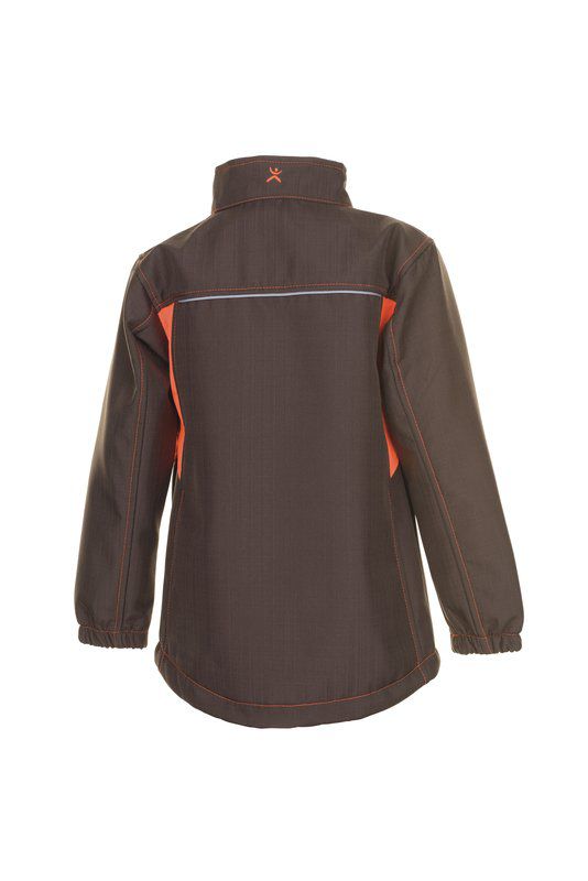 Produktbild Planam Junior Softshelljacke oliv orange Größe 98 104 bild 3