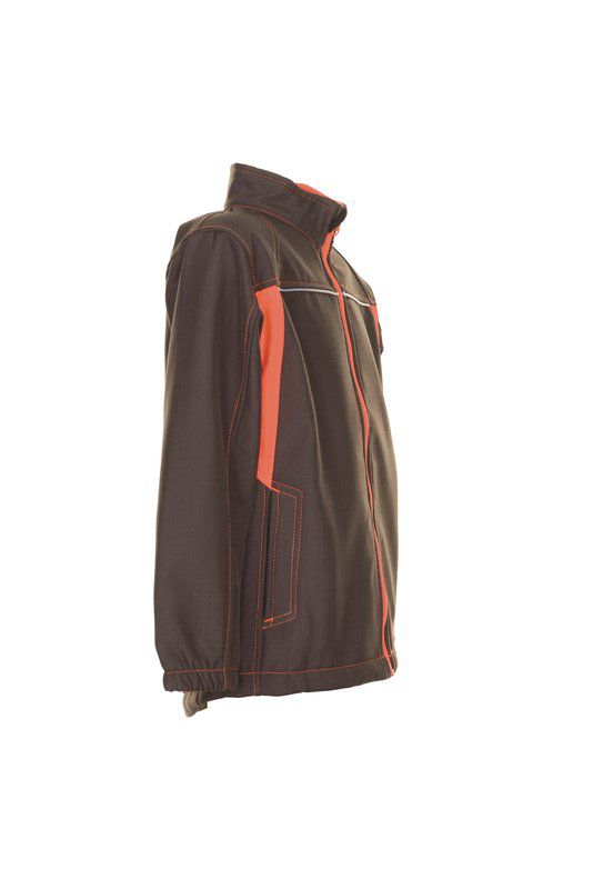 Produktbild Planam Junior Softshelljacke oliv orange Größe 146 152 bild 4
