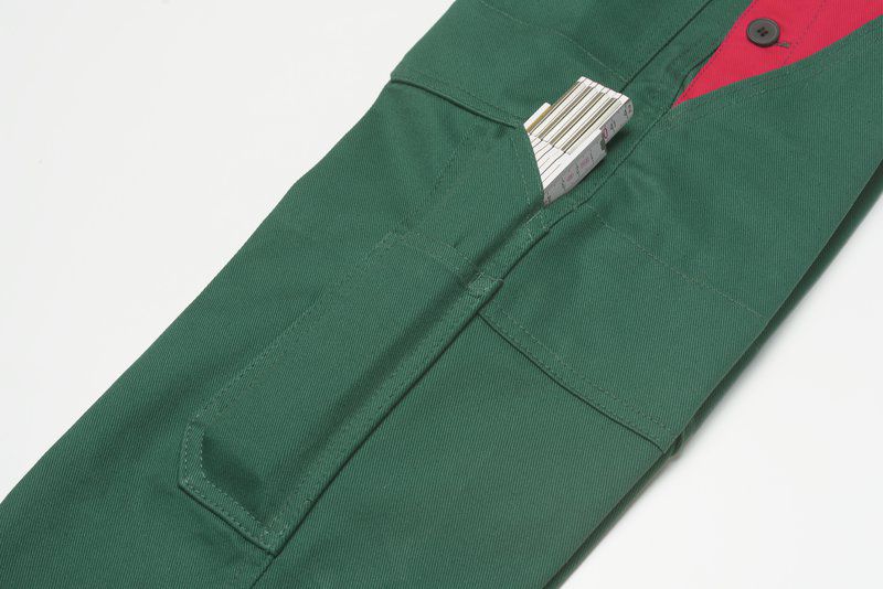 Produktbild Planam Kinderlatzhose kornblau mittelrot Größe 86 92 bild 7