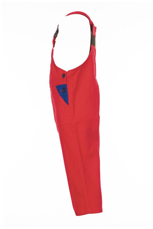 Produktbild Planam Kinderlatzhose mittelrot kornblau Größe 98 104 bild 5