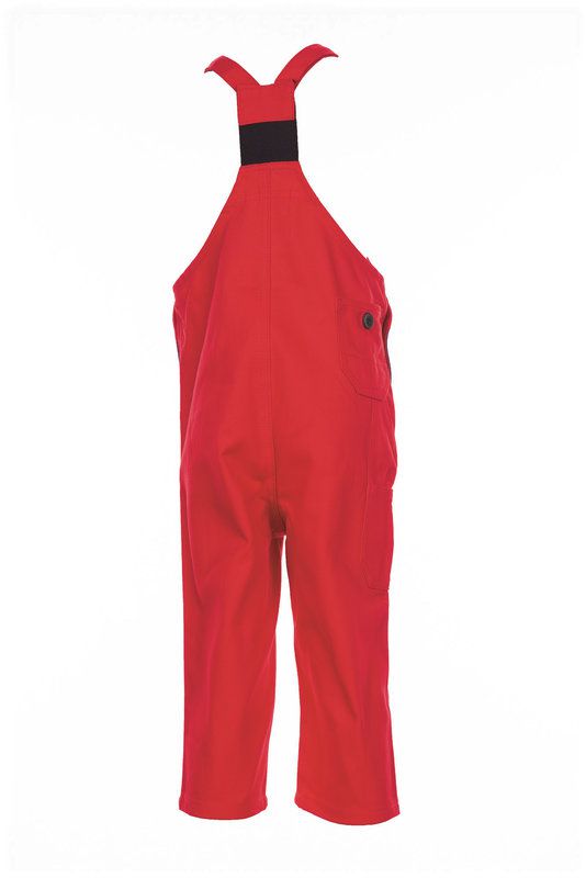 Produktbild Planam Kinderlatzhose mittelrot kornblau Größe 146 152 bild 3