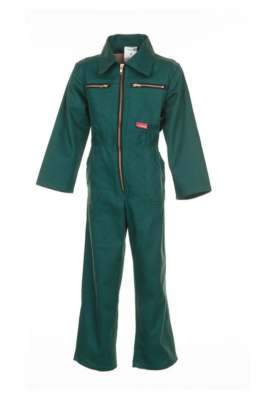 Produktbild Planam Kinderoverall Rallyekombi mittelgrün Größe 122 128