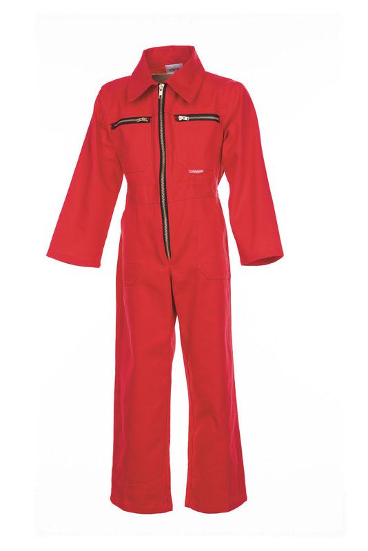 Produktbild Planam Kinderoverall Rallyekombi mittelrot Größe 98 104