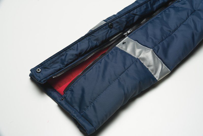 Produktbild Planam Kühlhaus Gefrierhaus Latzhose marine Innenfutter rot Größe XL bild 7