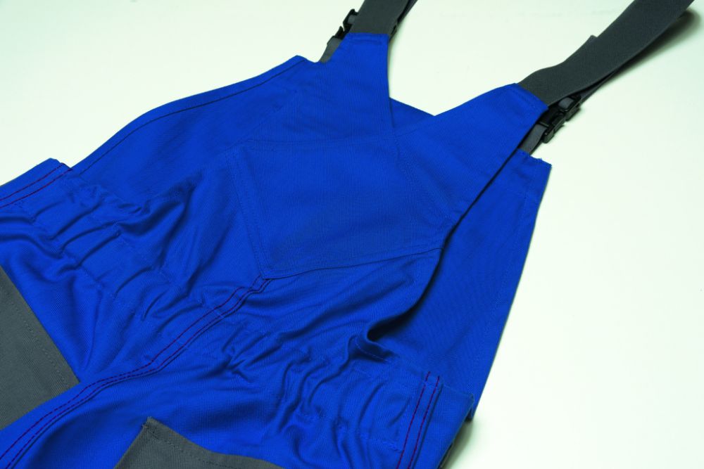 Produktbild Planam Major Protect Latzhose kornblau grau Größe 106 bild 6