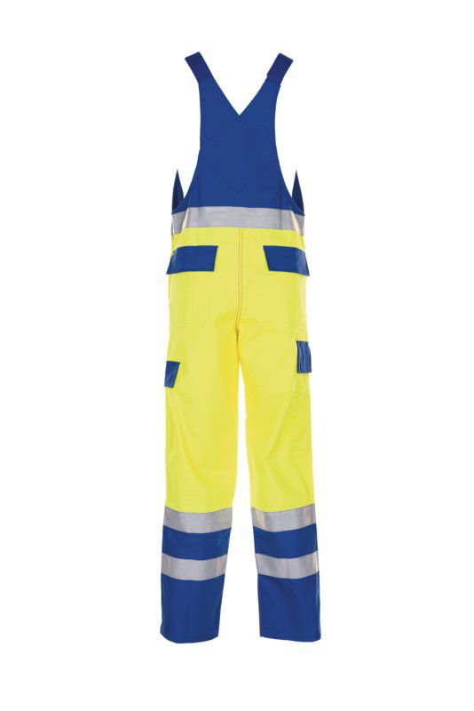 Produktbild Planam Major Protect Latzhose warngelb kornblau Größe 48 bild 3
