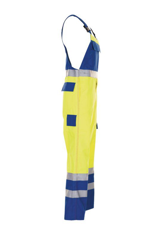Produktbild Planam Major Protect Latzhose warngelb kornblau Größe 58 bild 4