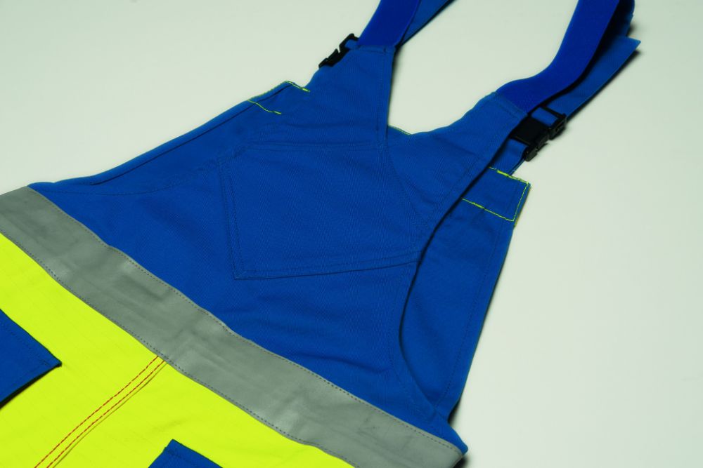 Produktbild Planam Major Protect Latzhose warngelb kornblau Größe 58 bild 6