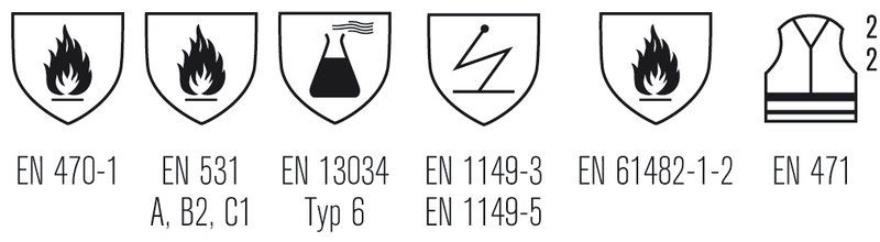 Produktbild Planam Major Protect Latzhose warngelb kornblau Größe 64 bild 14