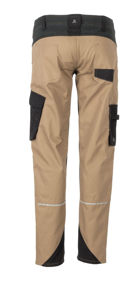 Produktbild Planam Norit Arbeitshose Damen Bundhose sand schwarz Größe 36 bild 2