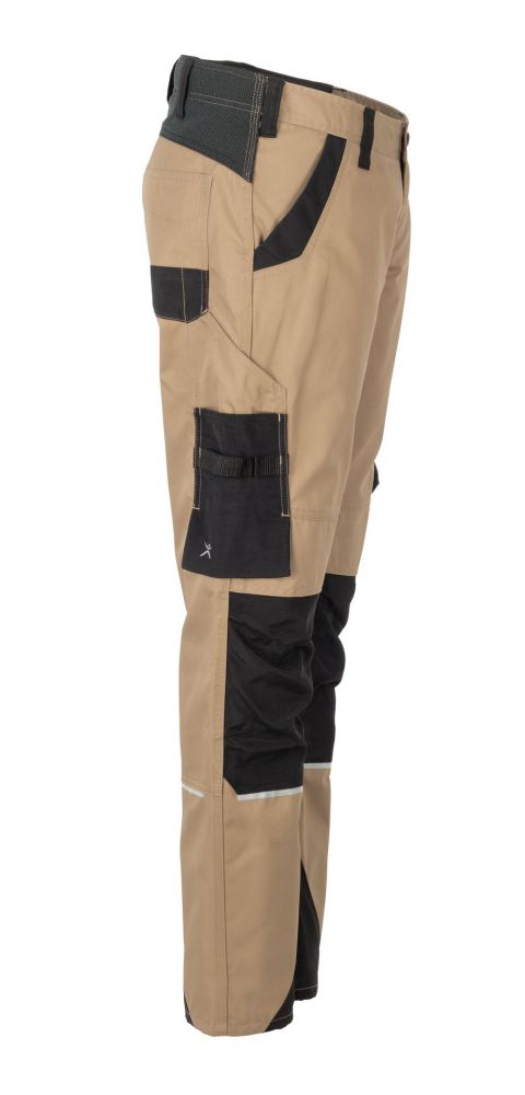 Produktbild Planam Norit Arbeitshose Damen Bundhose sand schwarz Größe 40 bild 3