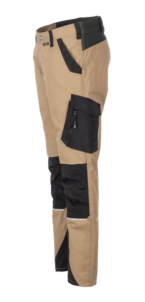 Produktbild Planam Norit Arbeitshose Damen Bundhose sand schwarz Größe 42 bild 4