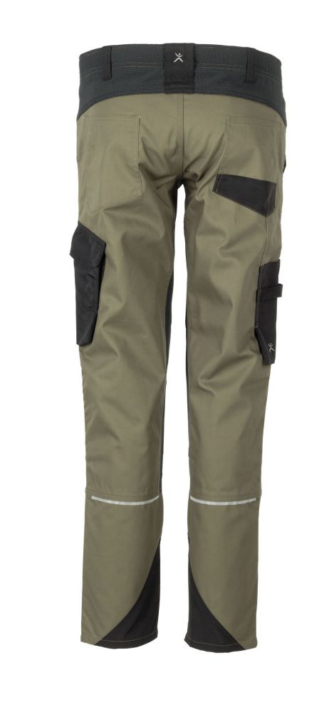 Produktbild Planam Norit Arbeitshose Damen Bundhose oliv schwarz Größe 34 bild 2