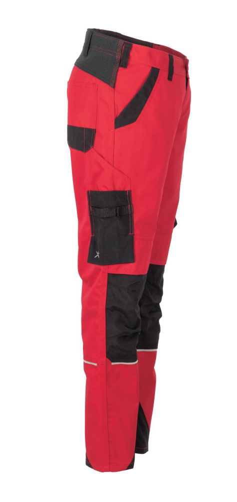 Produktbild Planam Norit Arbeitshose Damen Bundhose rot schwarz Größe 50 bild 3