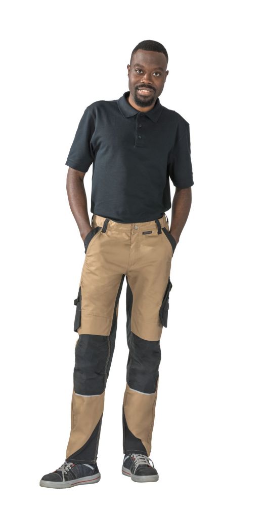 Produktbild Planam Norit Arbeitshose Herren Bundhose sand schwarz Größe 25