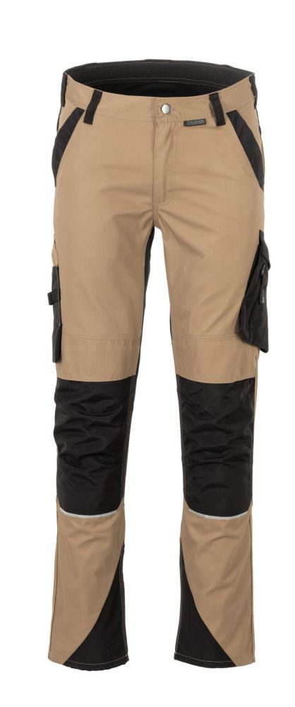 Produktbild Planam Norit Arbeitshose Herren Bundhose sand schwarz Größe 90