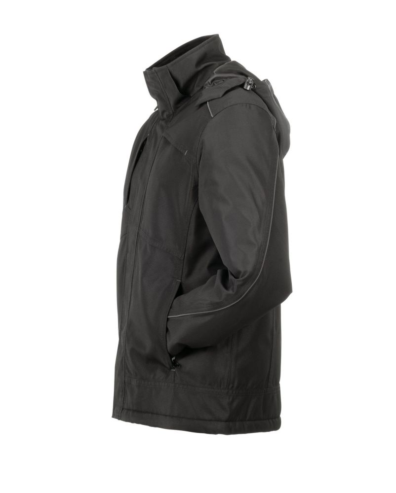 Produktbild Planam Norit Arbeitsjacke Herren Winterjacke schwarz Größe M bild 4