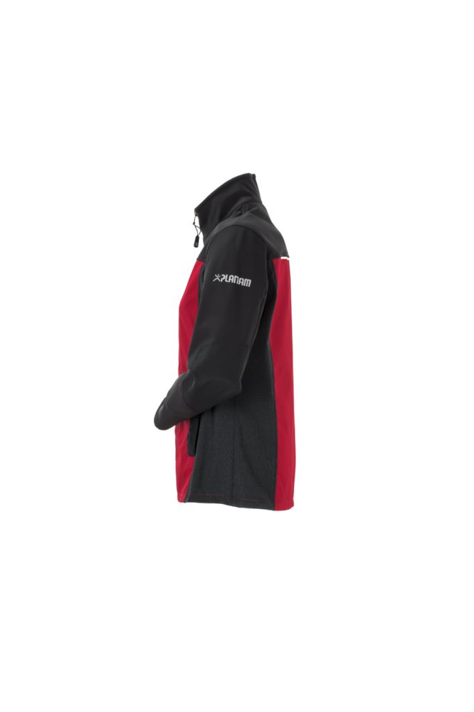 Produktbild Planam Norit Damen Hybridjacke rot schwarz Größe 54 bild 4