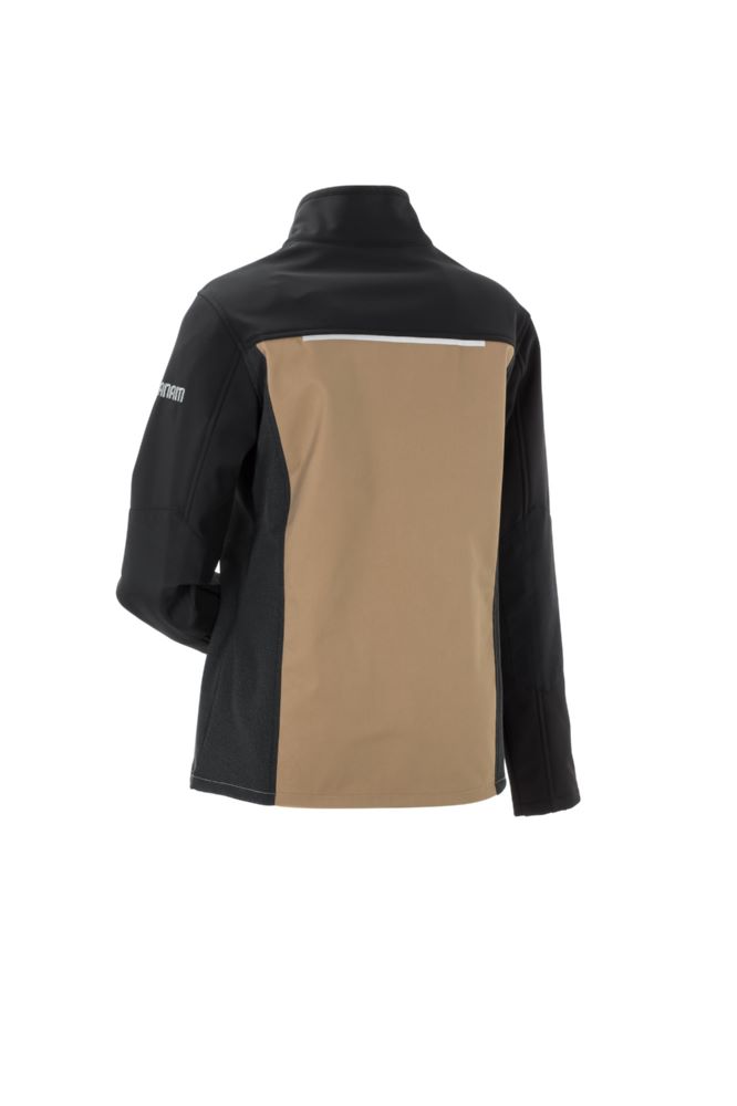 Produktbild Planam Norit Damen Hybridjacke sand schwarz Größe 46 bild 6