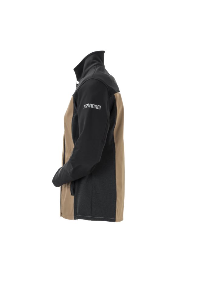 Produktbild Planam Norit Damen Hybridjacke sand schwarz Größe 54 bild 4