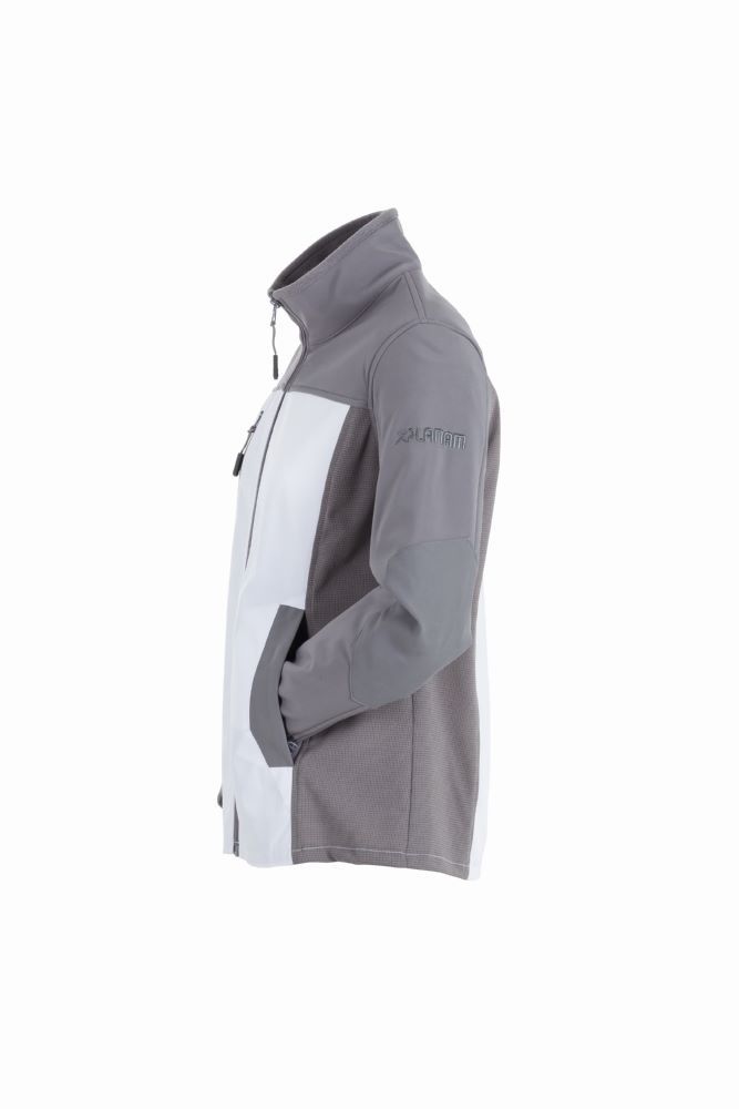 Produktbild Planam Norit Damen elastische Hybridjacke in weiß zink Gr. 42 bild 6