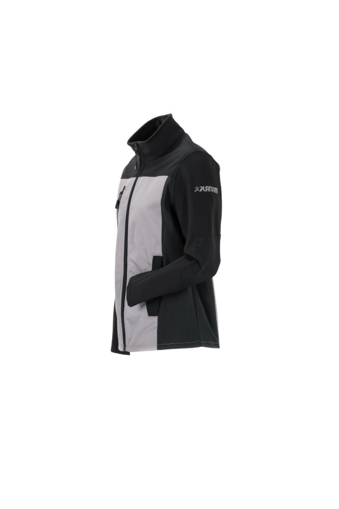 Produktbild Planam Norit Damen Hybridjacke zink schwarz Größe 34 bild 3