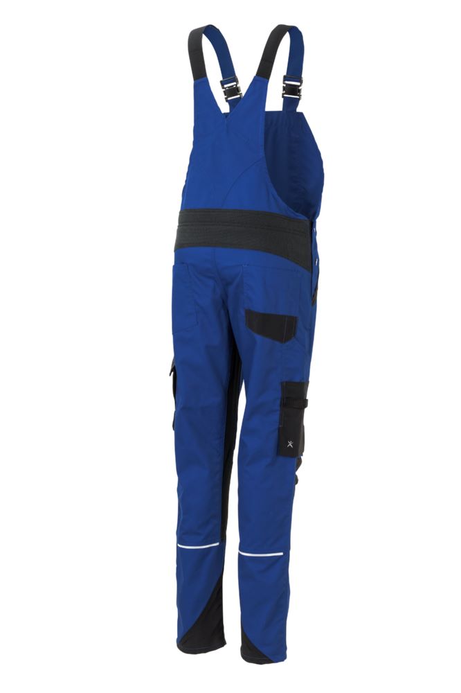Produktbild Planam Norit Damen Latzhose kornblau schwarz Größe 48 bild 8