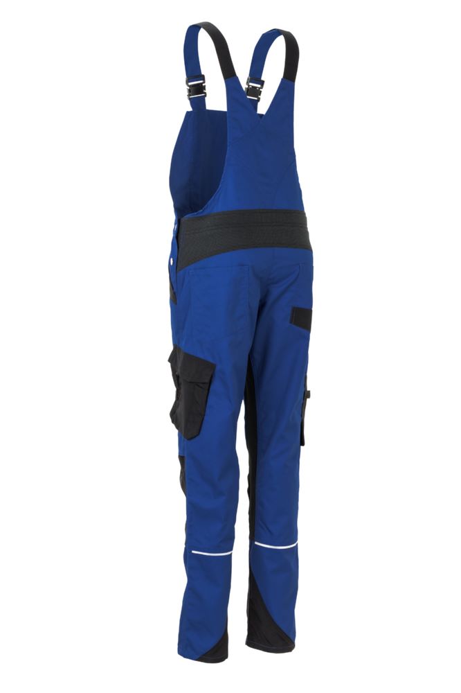 Produktbild Planam Norit Damen Latzhose kornblau schwarz Größe 52 bild 6