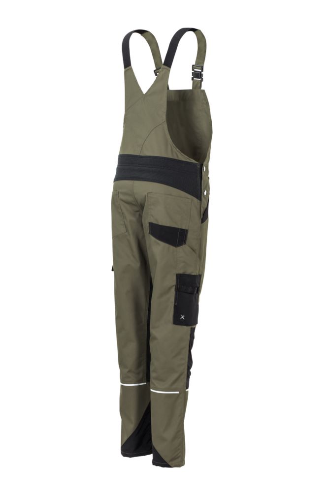 Produktbild Planam Norit Damen Latzhose oliv schwarz Größe 46 bild 8